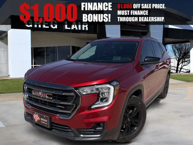 Used 2024 Red GMC AT4 image 1