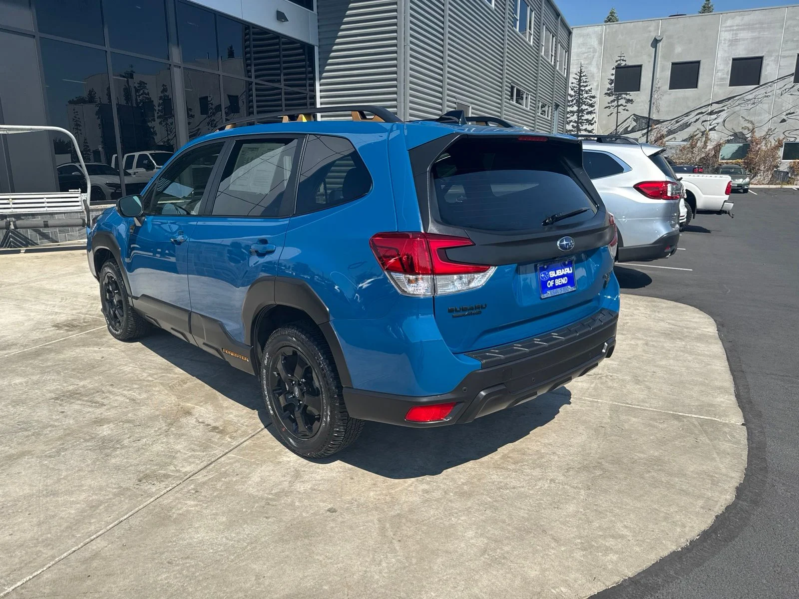 Used 2025 Blue Subaru Wilderness image 3