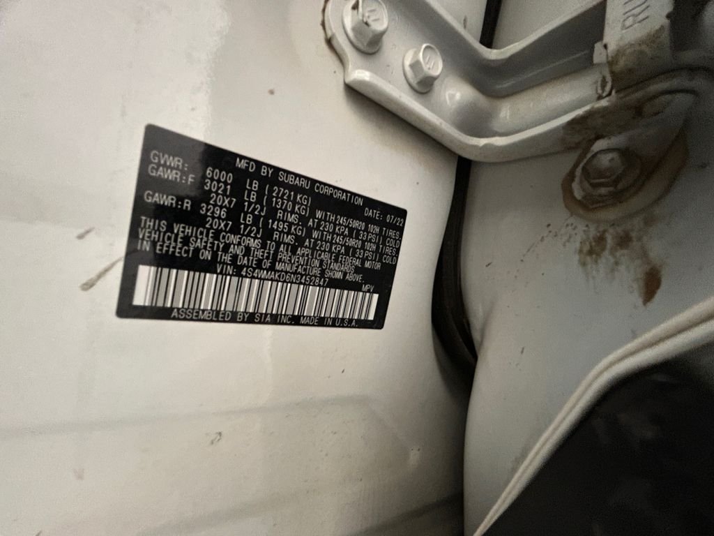 Used 2022 White Subaru Limited image 20