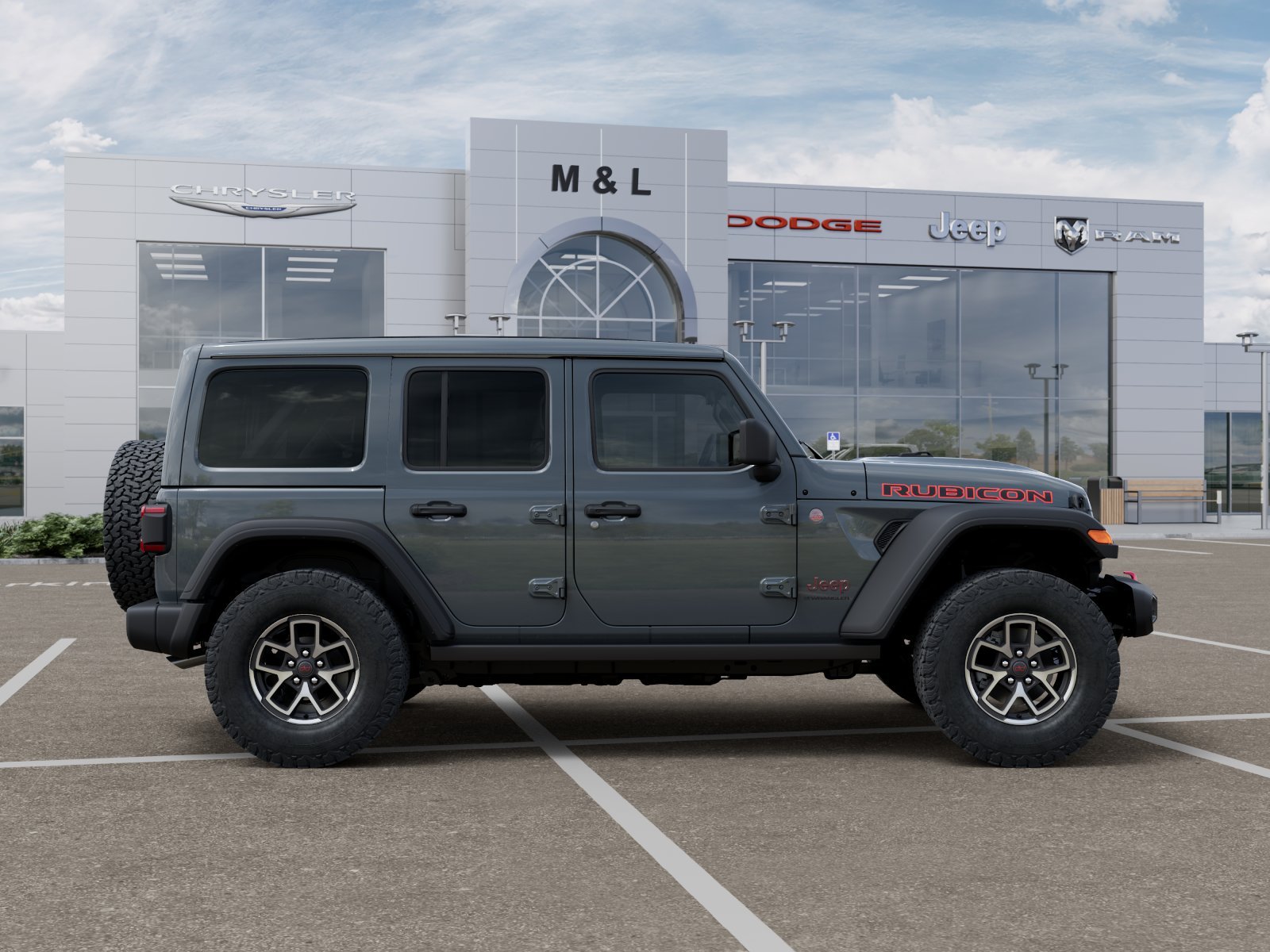 New 2026 Anvil Clear-Coat Exterior Paint Jeep 4-Door Rubicon 4x4 image 47