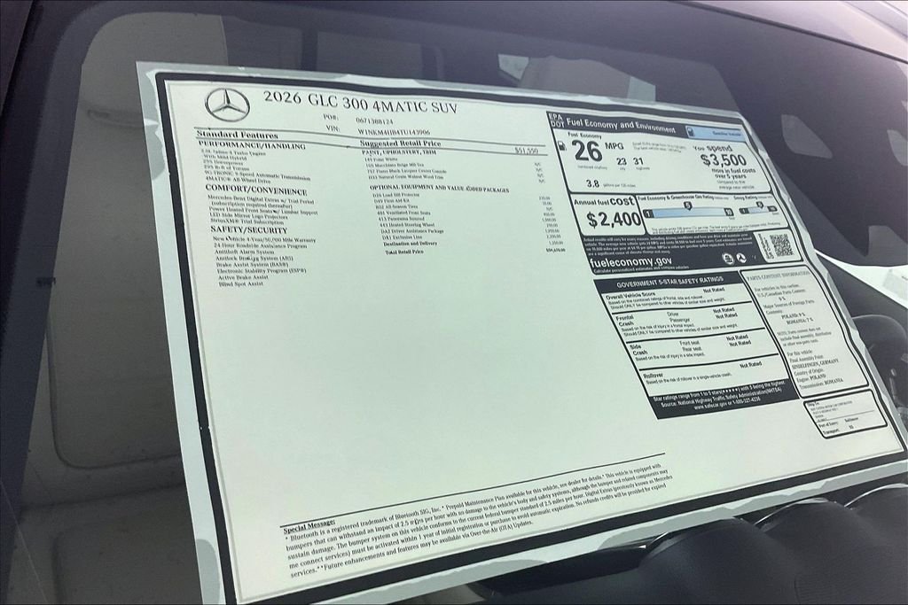 New 2026 Polar White Mercedes-Benz GLC 300 image 13