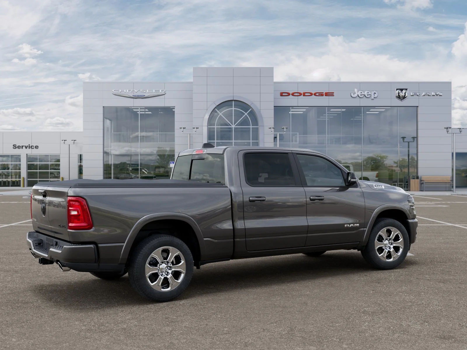 New 2026 Granite Crystal Metallic Clear-Coat Exterior Paint RAM Big Horn/Lone Star image 30