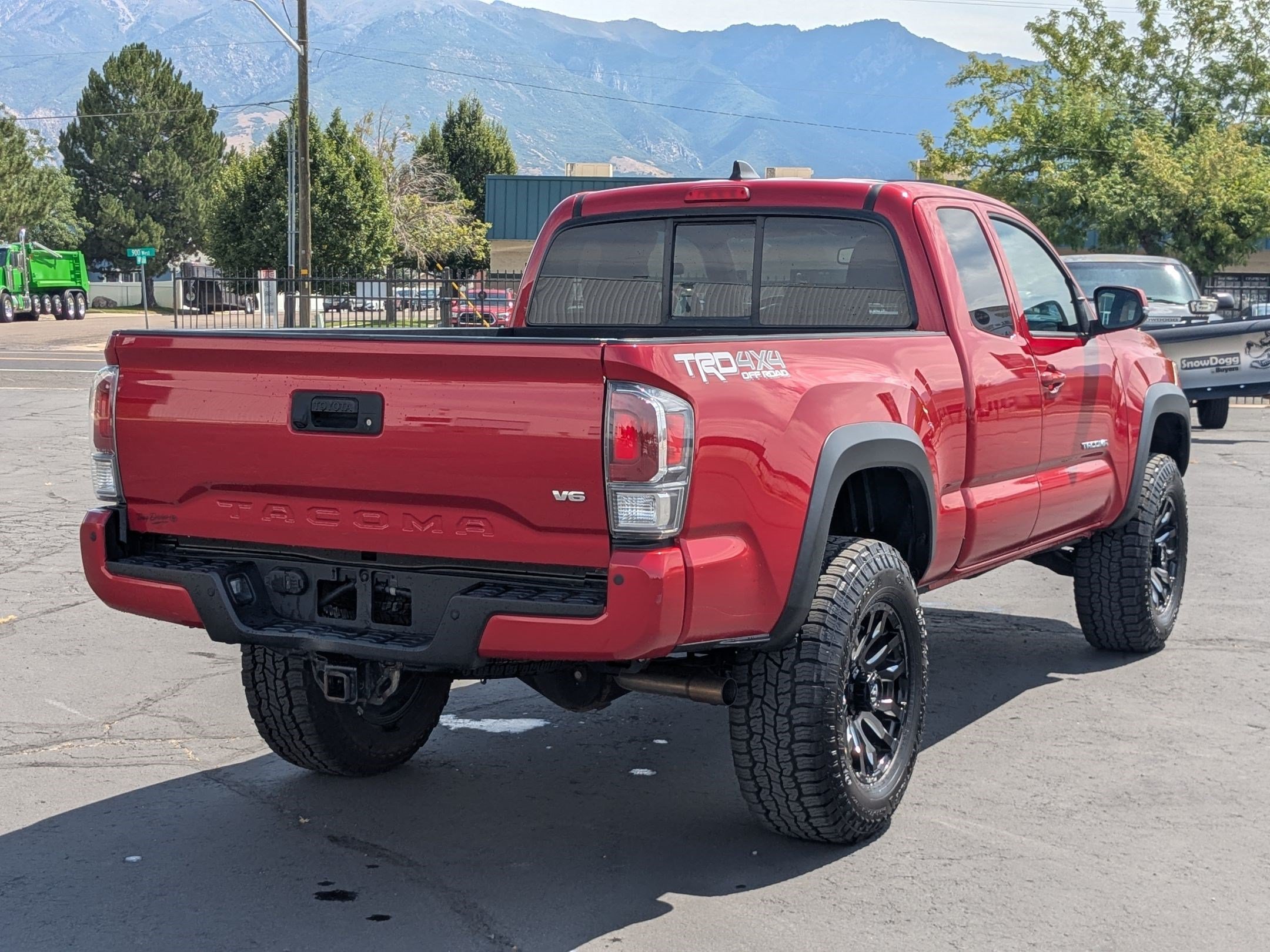 Used 2021 Barcelona Red Metallic Toyota TRD Off Road image 3