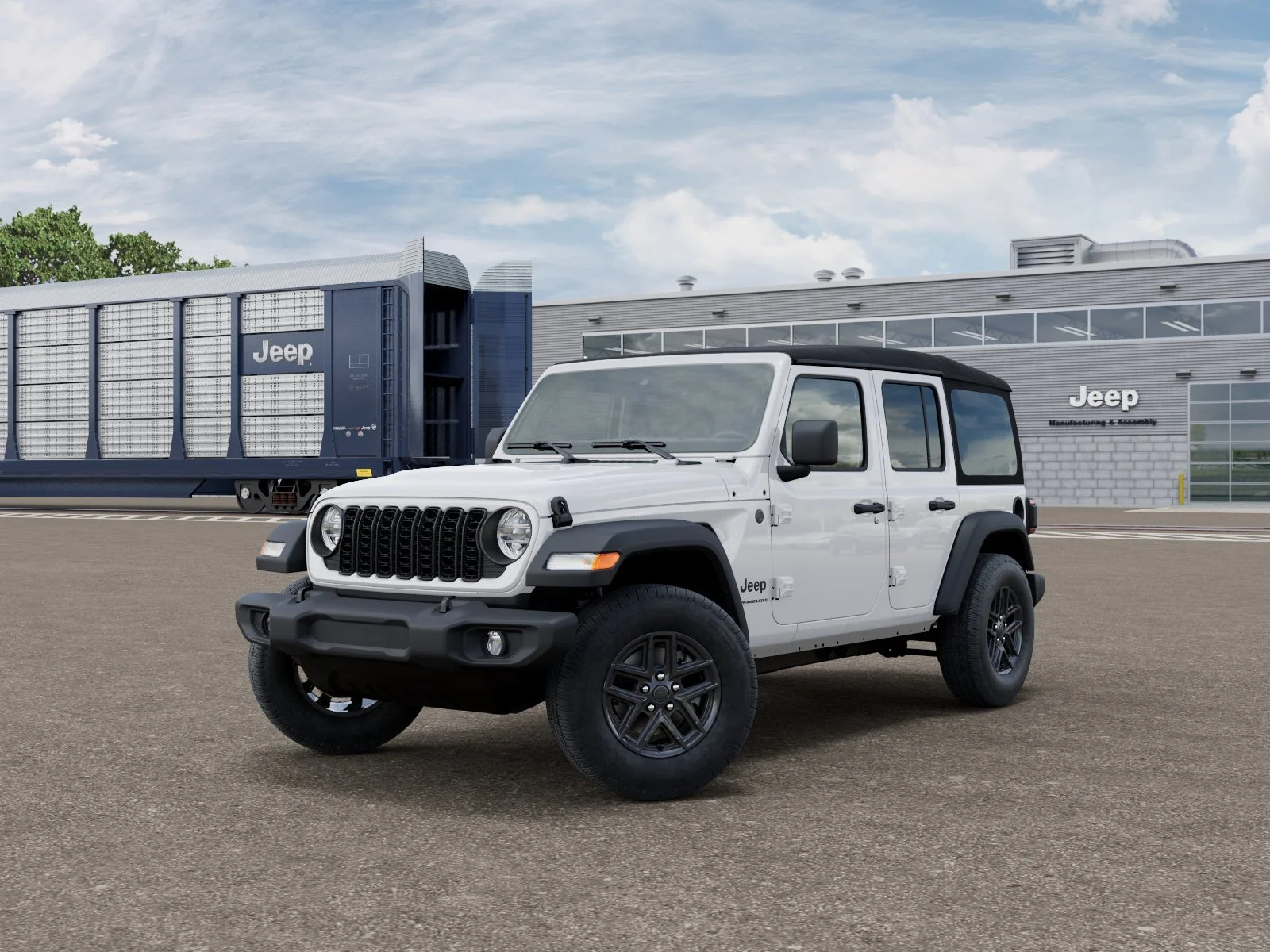 New 2027 Bright White Clearcoat Jeep Sport S image 1