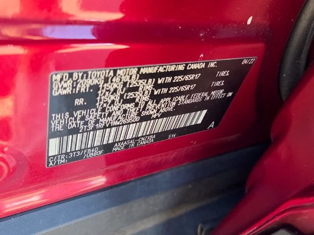 Used 2022 Red Toyota LE image 17