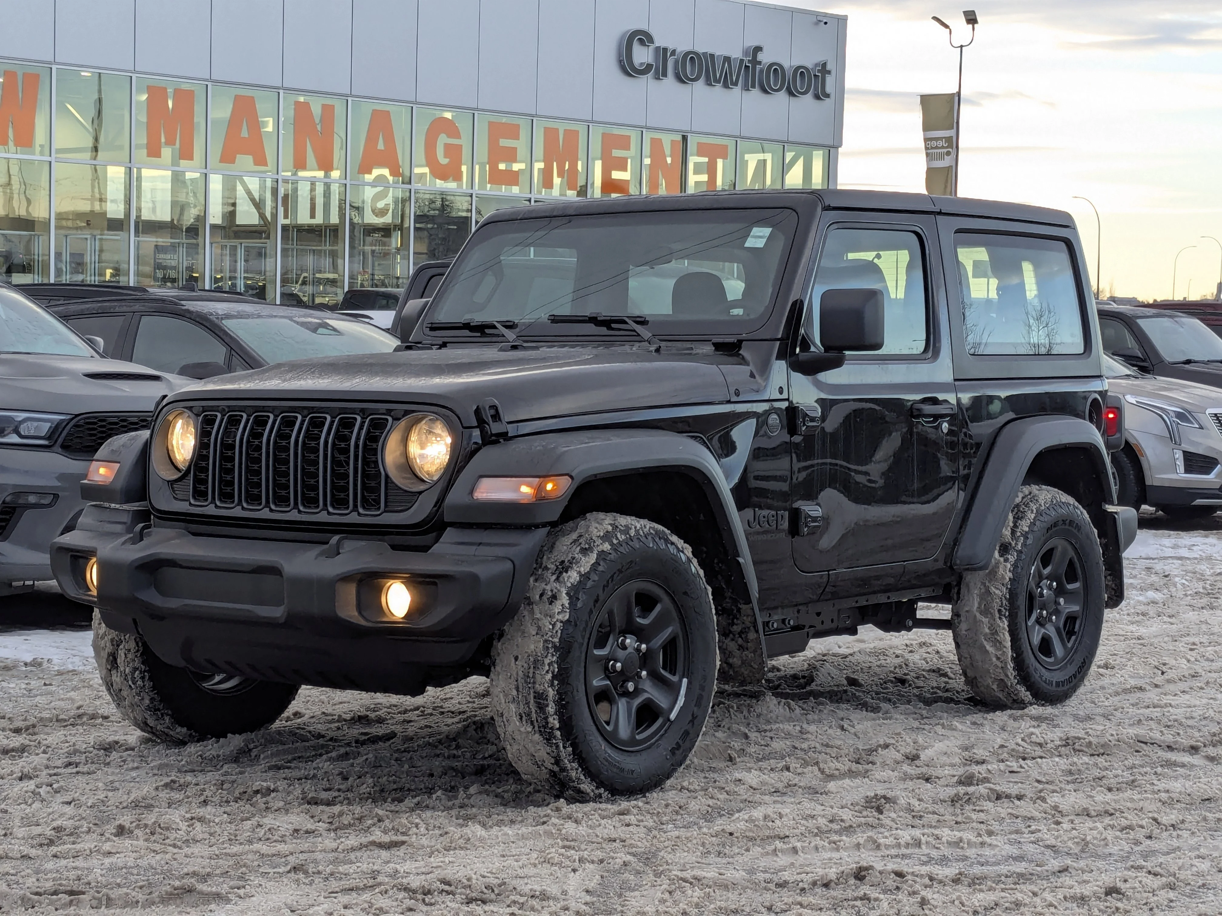 New 2026 Black Jeep Sport - - 2.0L Turbo Engine - 12.3 Uconnect 5 Display - Black Freedom Hardtop - 8-Speed Auto & More image 4