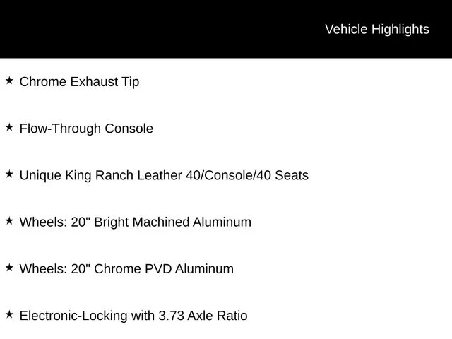 New 2026 Star White Metallic Tri-Coat Ford King Ranch image 10