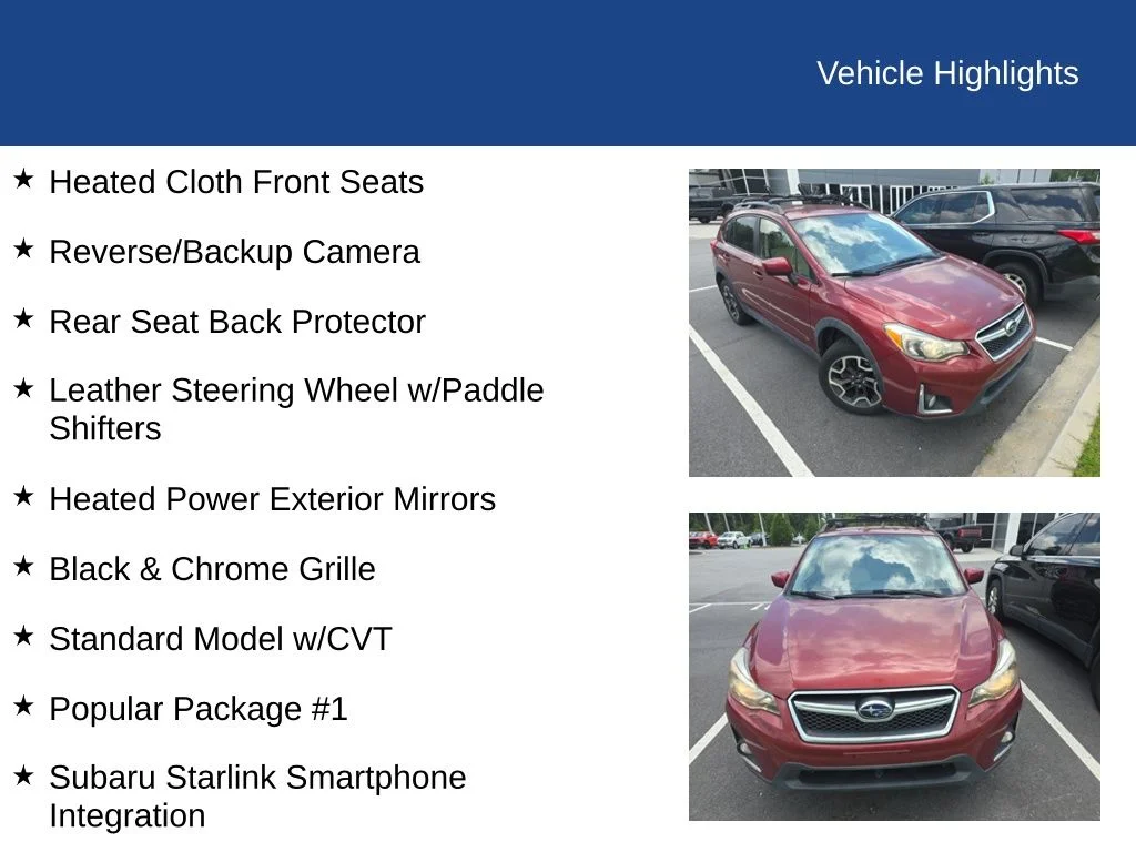 Used 2017 Red Subaru 2.0i Premium image 10