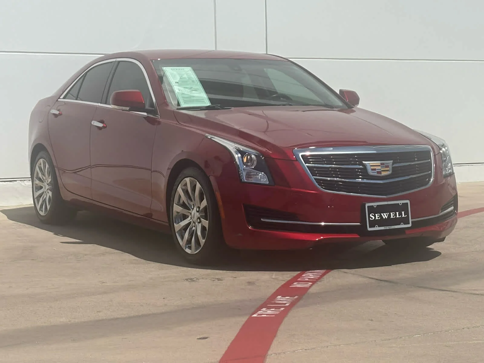 Used 2018 RED OBSESSION TINTCOAT Cadillac Luxury RWD image 3