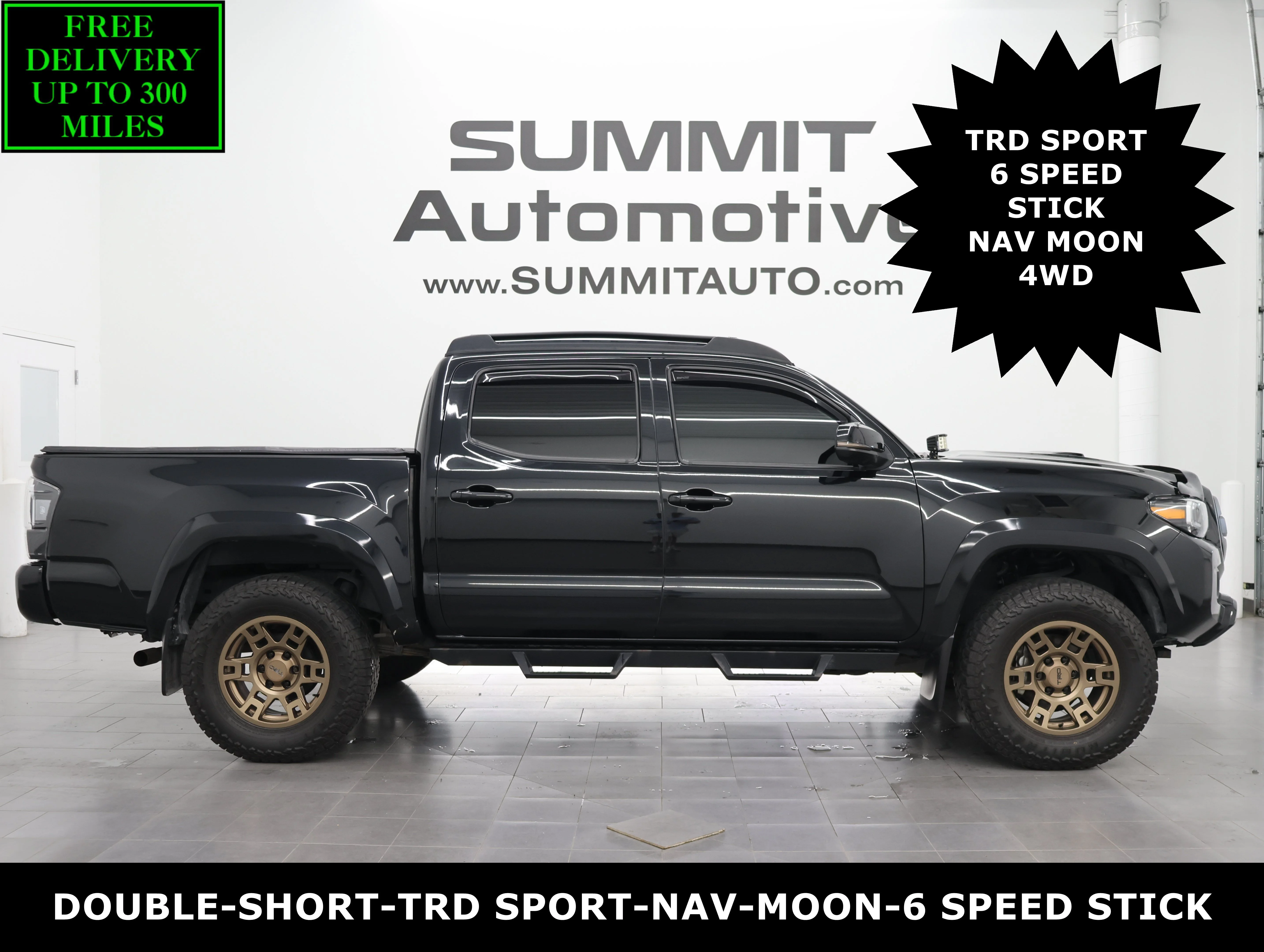 Used 2021 Midnight Black Metallic Toyota TRD Sport image 1