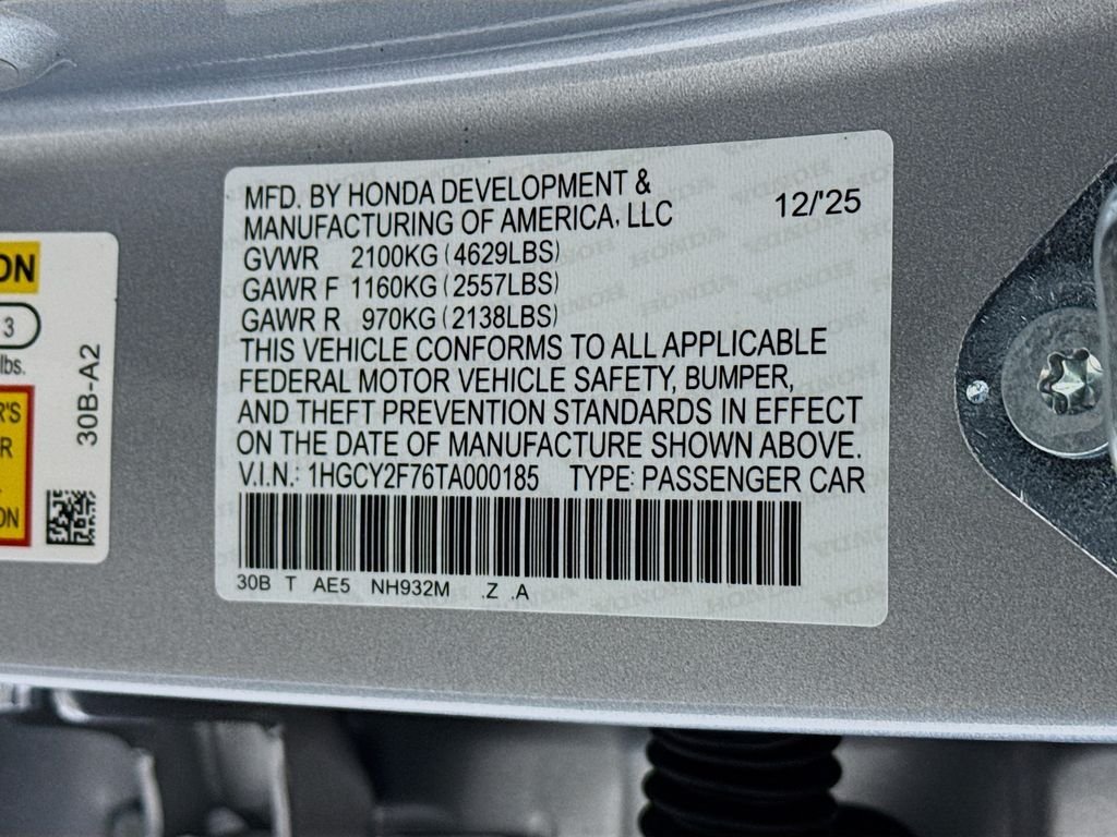 2026 Honda Accord Hybrid Sport-L - Photo 33