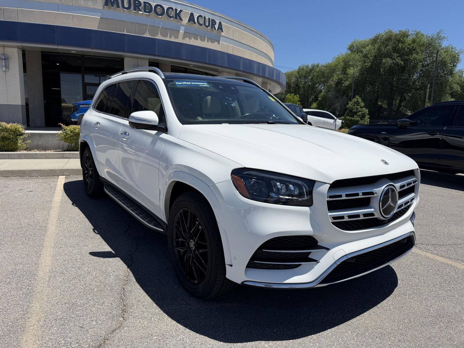 Used 2023 Polar White Mercedes-Benz GLS 450 4MATIC® SUV image 1