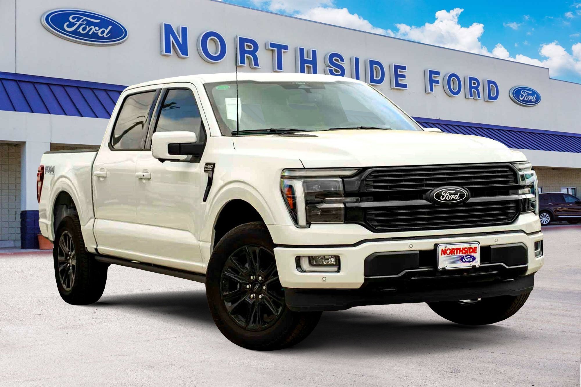 New 2025 Star White Metallic Tri-Coat Ford Platinum image 1