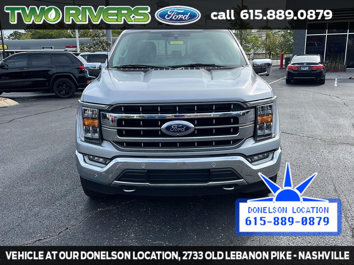 Used 2021 Iconic Silver Ford LARIAT image 3