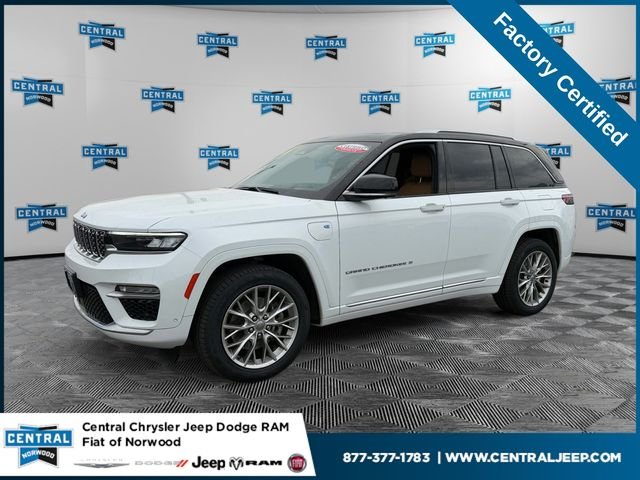 Used 2022 White Jeep Summit 4xe image 1