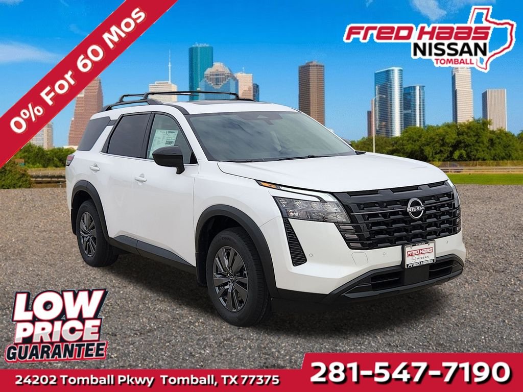 New 2026 Everest White Pearl TriCoat Nissan SV image 1
