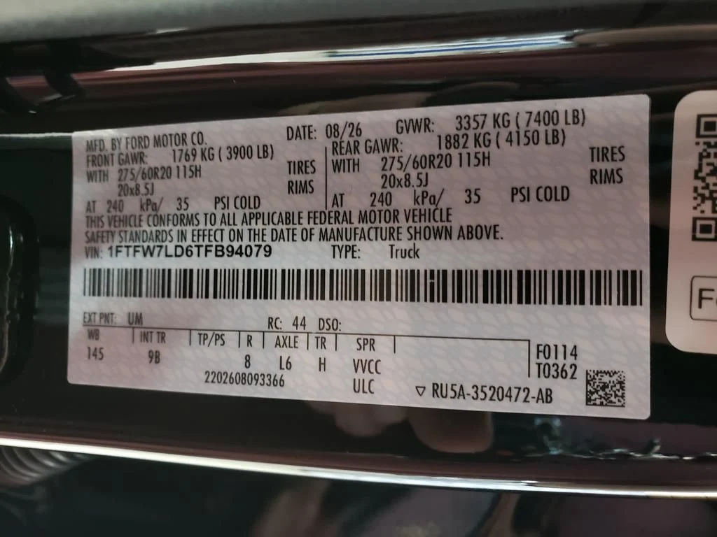 New 2026 Agate Black Metallic Ford Platinum® image 27