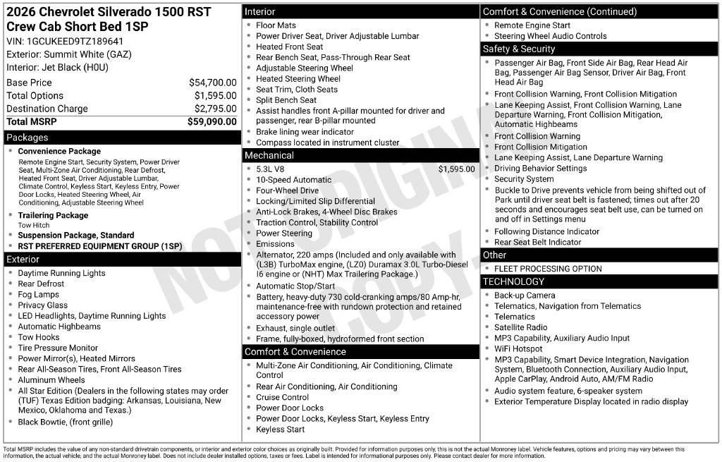 2026 Chevrolet Silverado 1500 RST - Photo 40