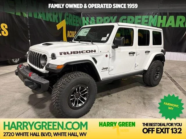 New 2026 Bright White Clear-Coat Exterior Paint Jeep Rubicon X image 1