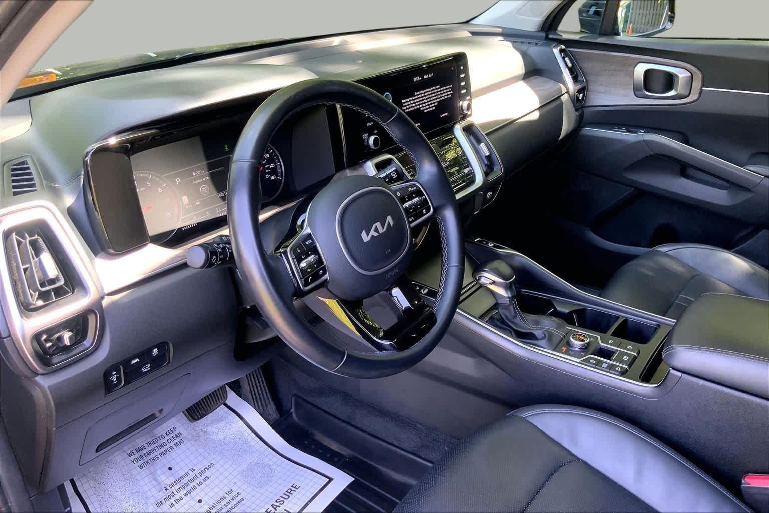 Used 2022 Ebony Black Kia X-Line EX image 17