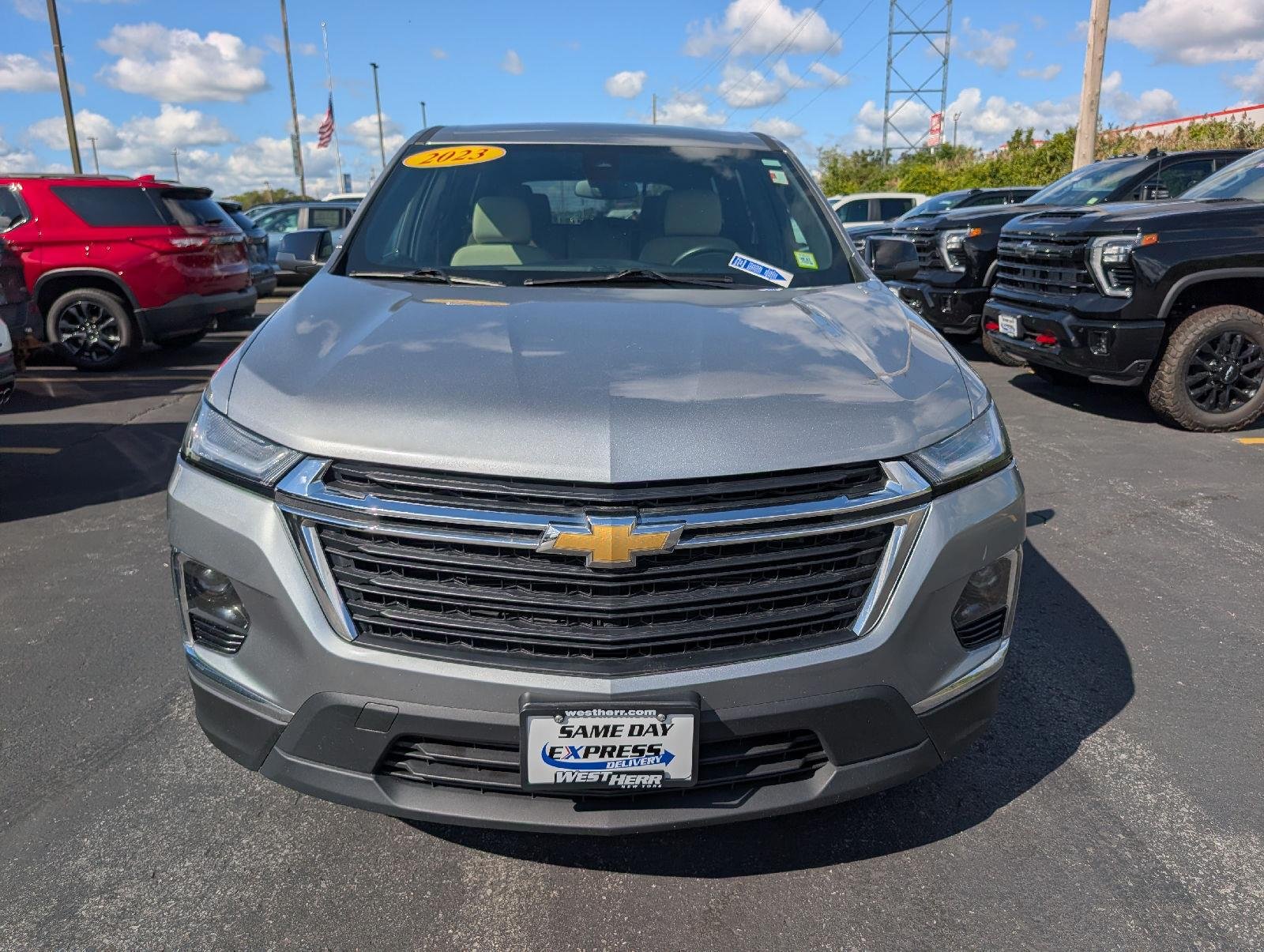 Used 2023 Sterling Gray Metallic Chevrolet LS image 2