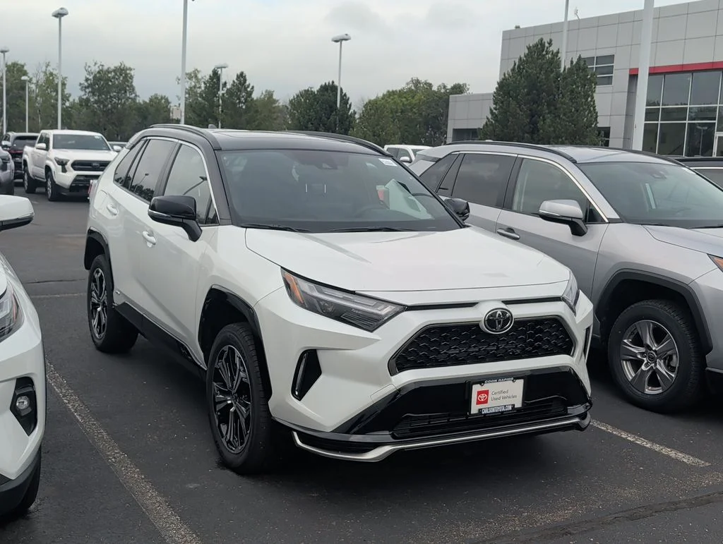 Used 2025 Toyota RAV4 XSE with VIN JTMEB3FV0SD293382 for sale in Minneapolis, Minnesota