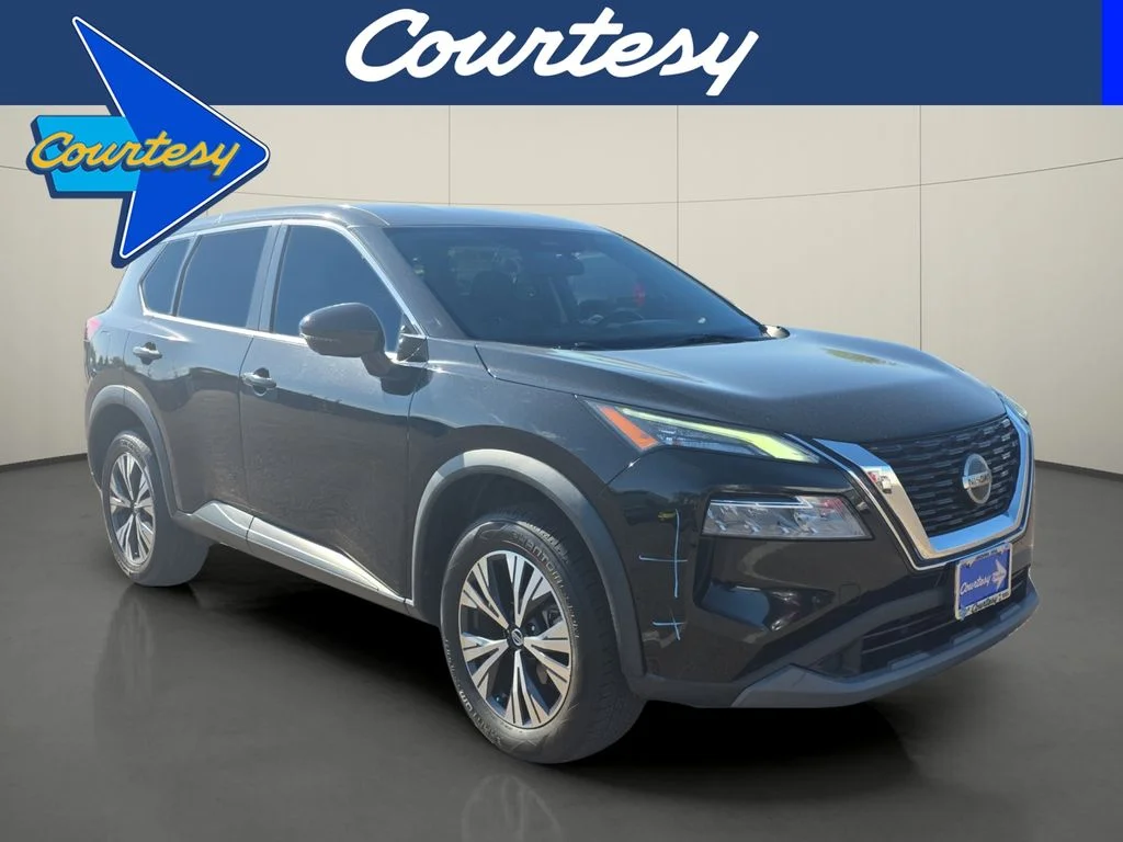 Used 2021 Black Nissan SV image 1