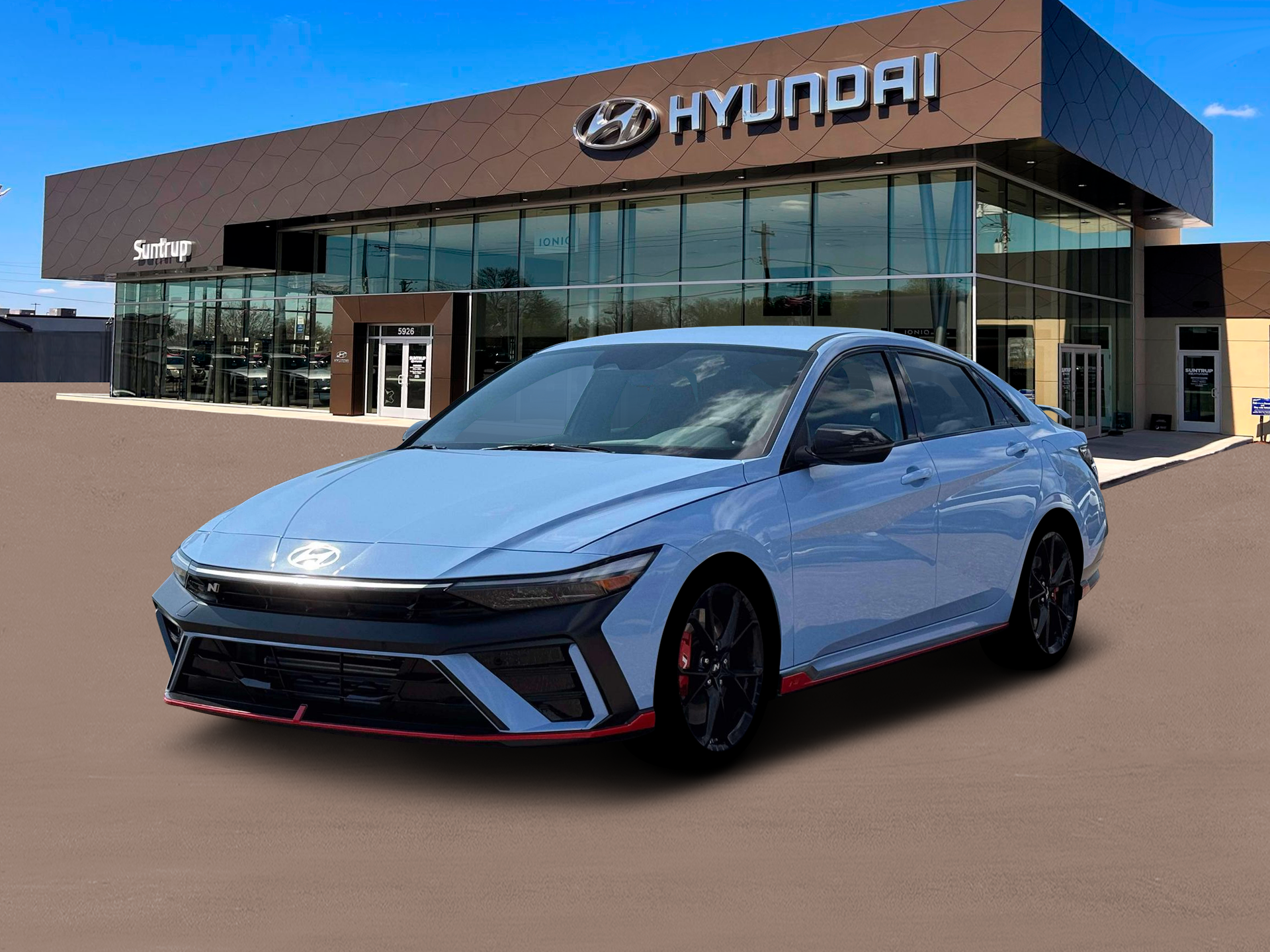 New 2026 Performance Blue Hyundai Sedan image 1