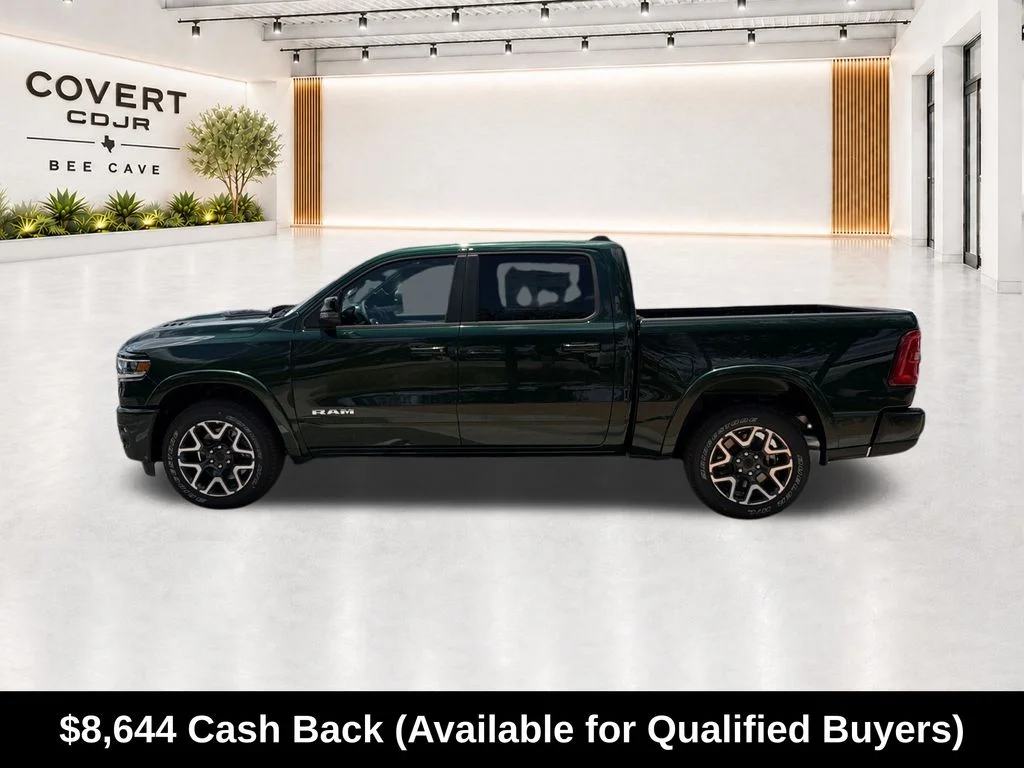 New 2026 Serrano-Green Metallic Exterior Paint RAM Laramie image 6