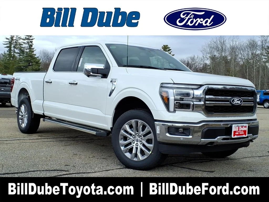 New 2026 Star White Metallic Tri-Coat Ford Lariat image 1