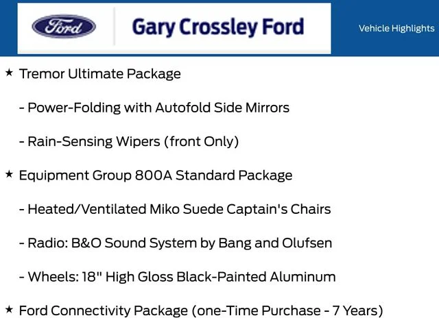 New 2026 Agate Black Metallic Ford Tremor® image 12