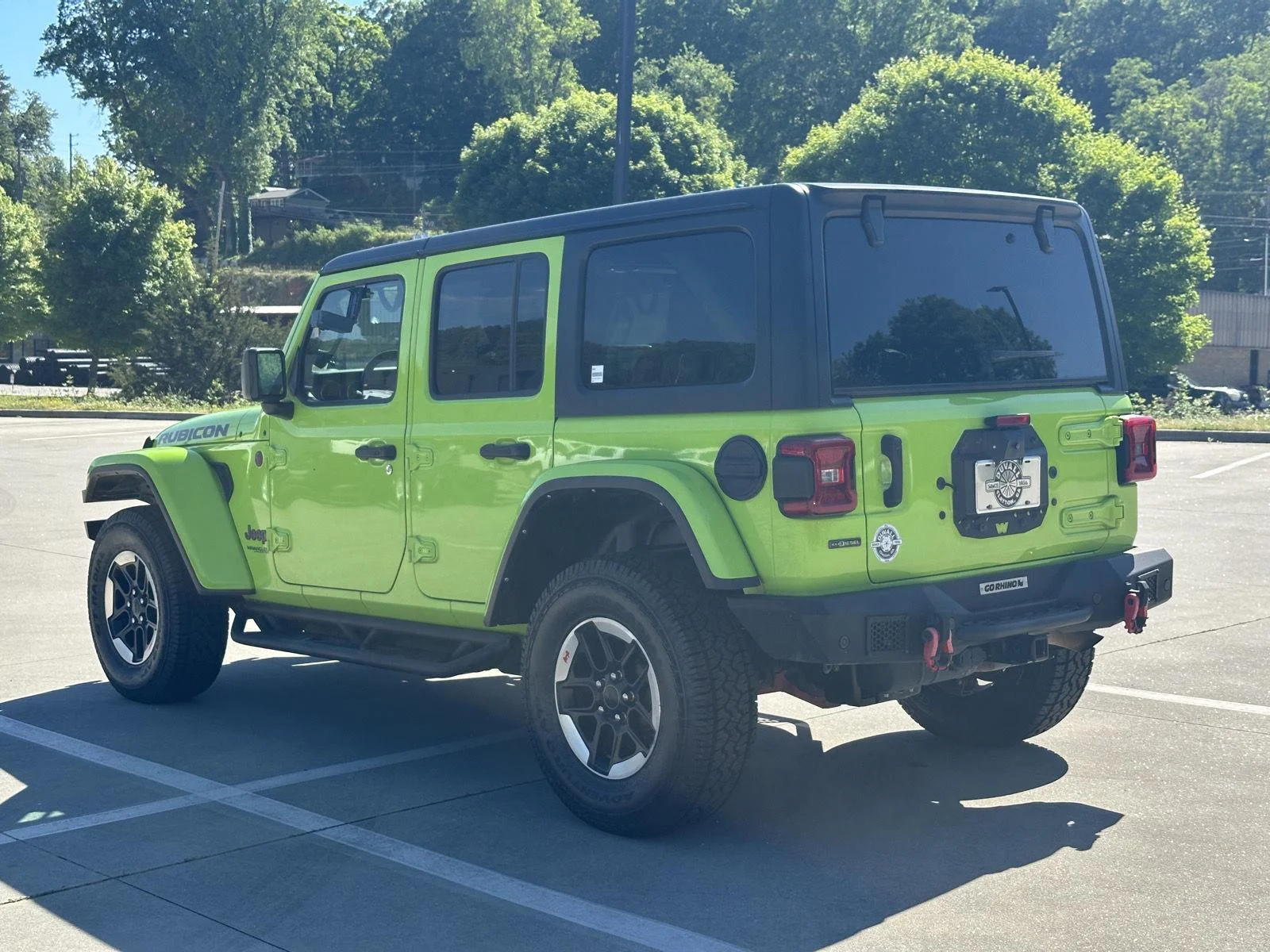 Used 2021 Gecko Clearcoat Jeep Unlimited Rubicon image 5