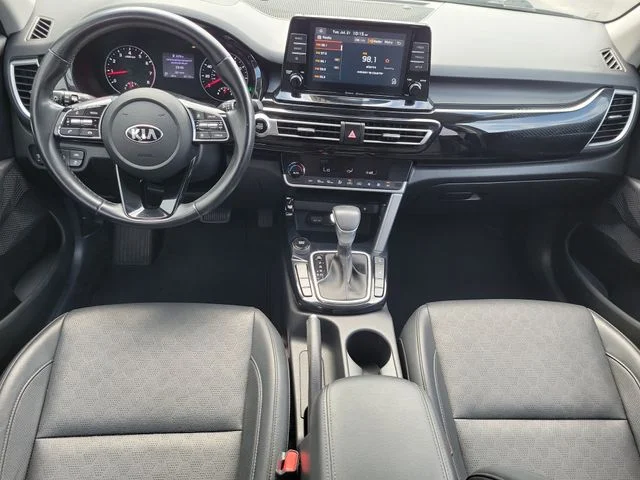 Used 2021 Blue Kia EX image 3