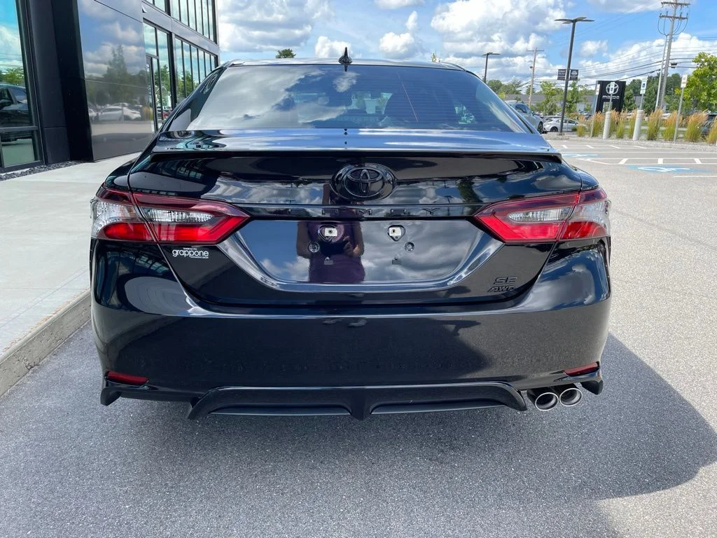 Used 2024 Midnight Black Metallic Toyota SE Nightshade image 6