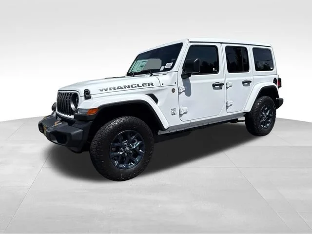 New 2026 Bright White Clear-Coat Exterior Paint Jeep 85th Anniversary image 3