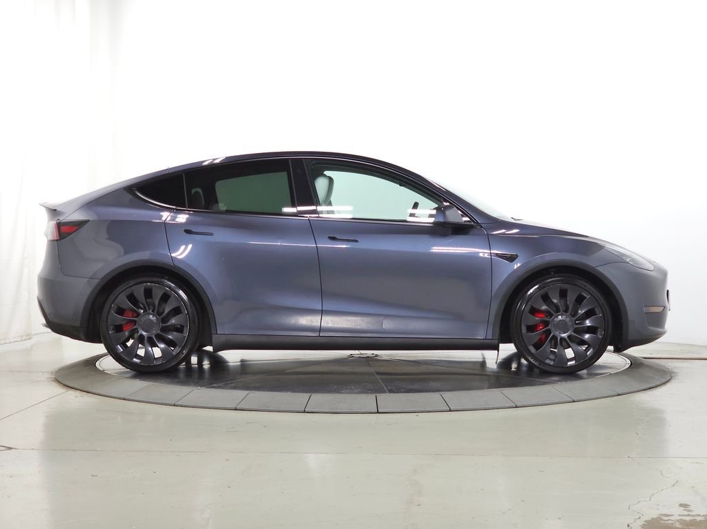 Used 2023 Midnight Silver Metallic Tesla Performance image 12