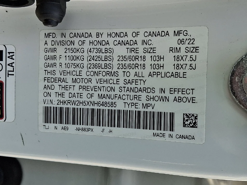 Used 2022 White Honda EX image 28