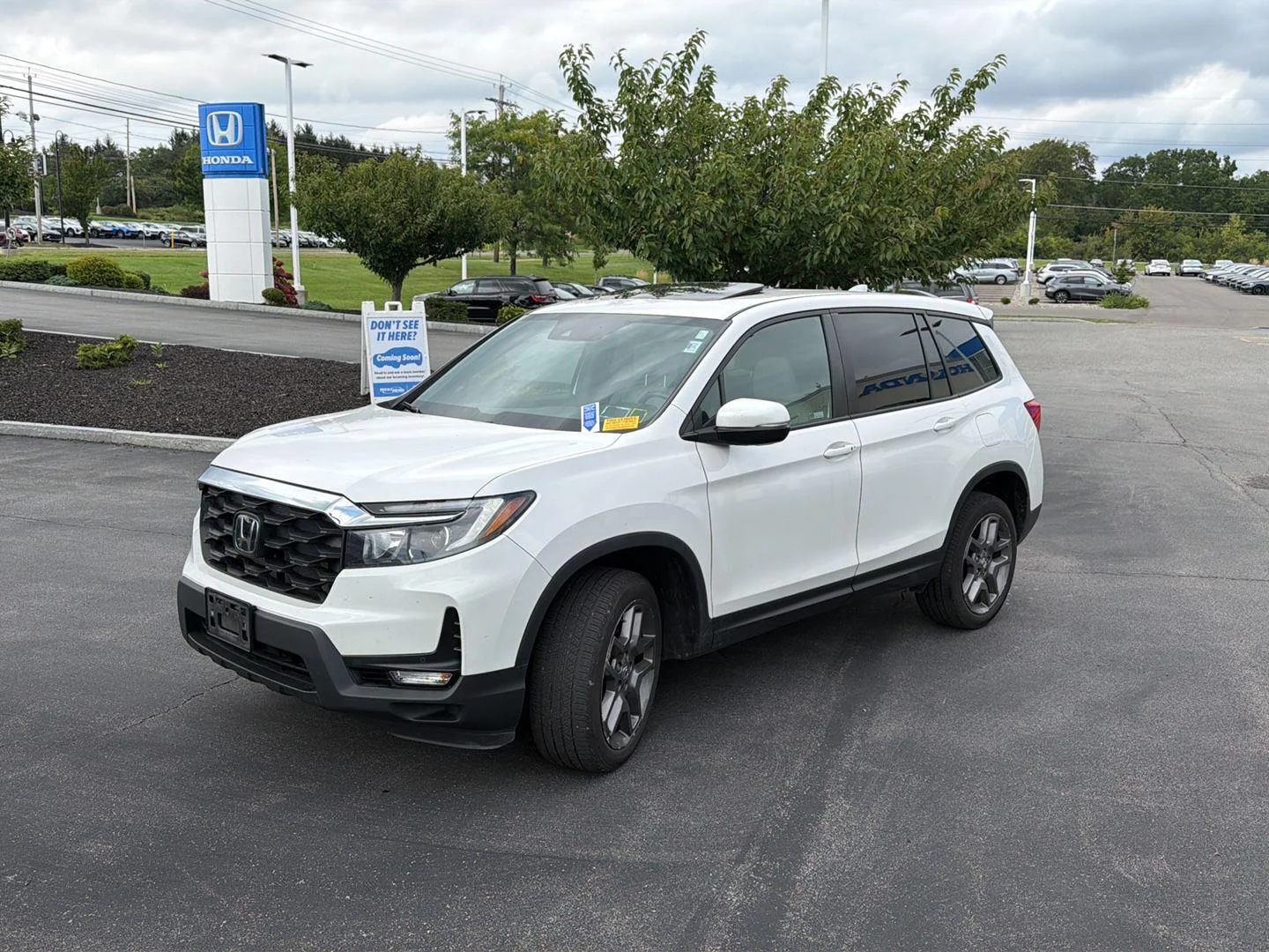 Used 2023 Platinum White Pearl Honda EX-L image 3
