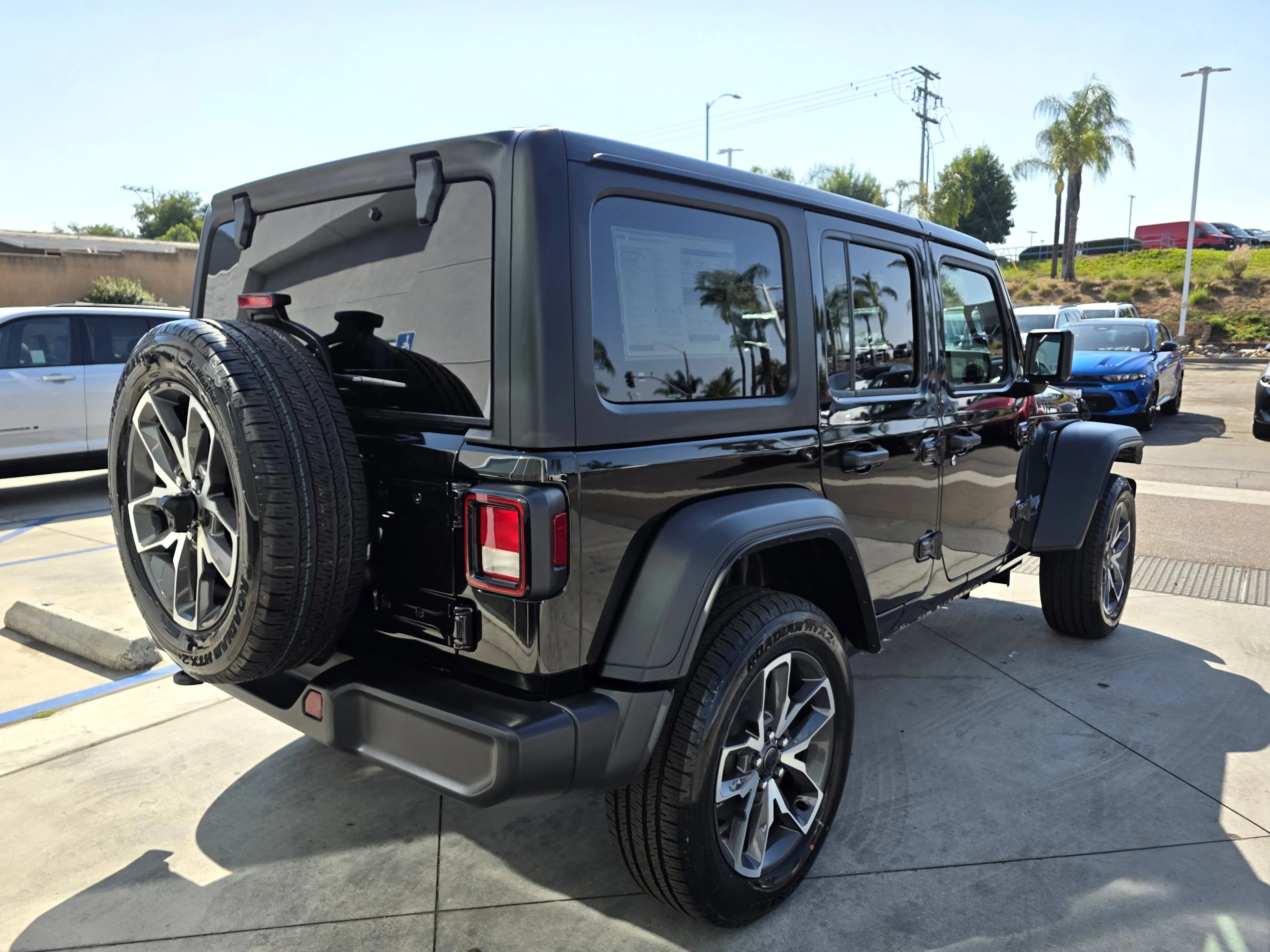 New 2025 Black Clearcoat Jeep Sport S 4xe image 5