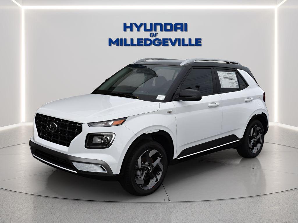 New 2026 Lunar White w/Black Roof Hyundai SEL w/Two-Tone Roof image 1