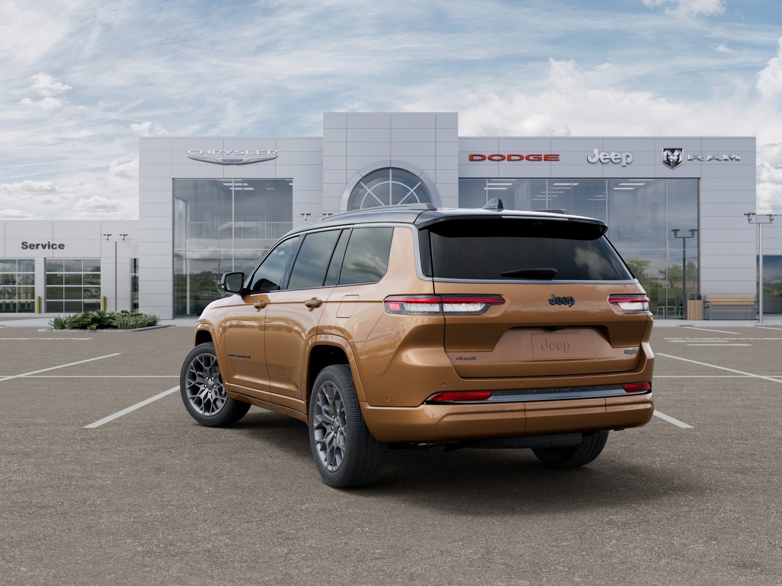 New 2026 Copper Shino Metallic Clear-Coat Exterior Paint Jeep Summit image 3