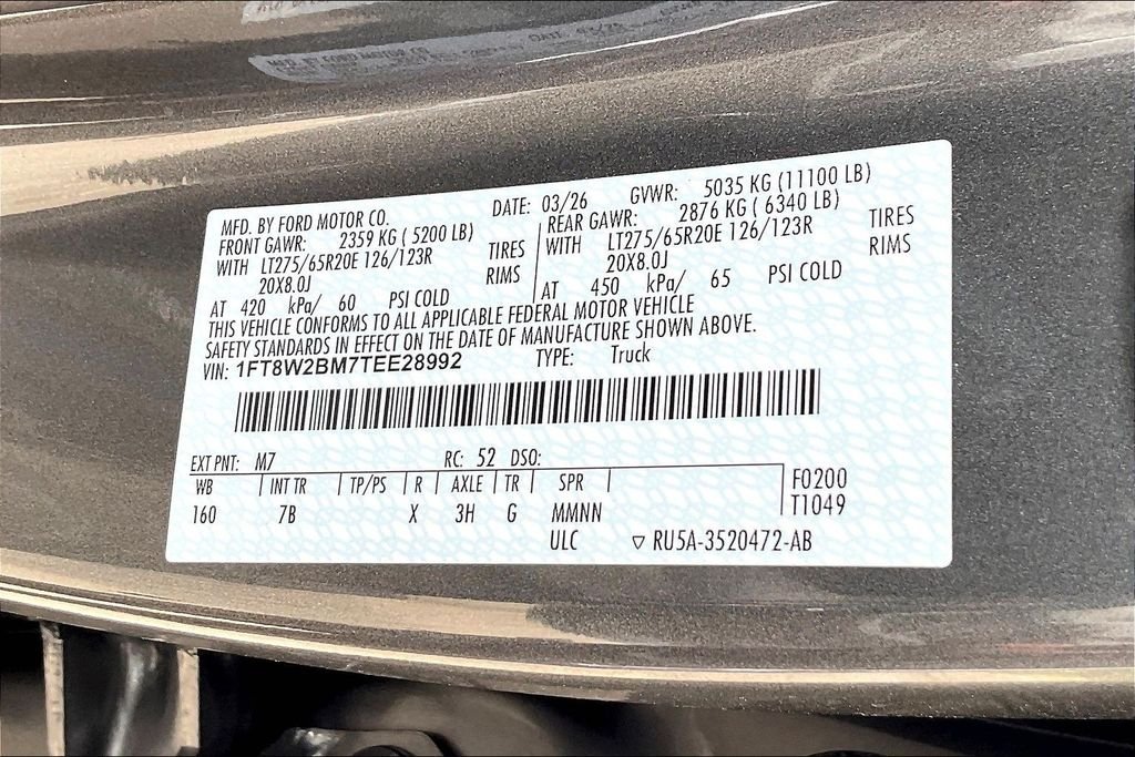 New 2026 Carbonized Gray Metallic Ford Platinum image 11