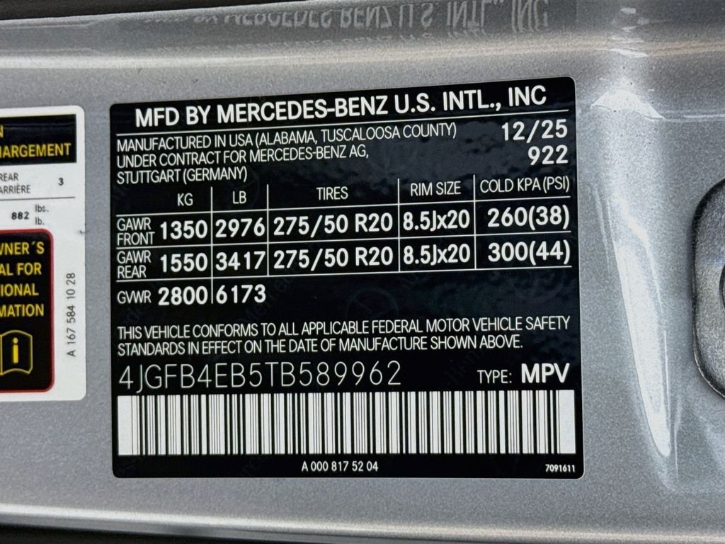 Certified Used 2026 Cirrus Silver Metallic Mercedes-Benz GLE 350 image 33