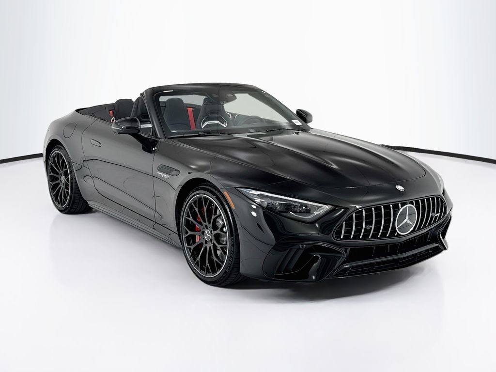 New 2027 Obsidian Black Metallic Mercedes-Benz SL 55 AMG® image 3