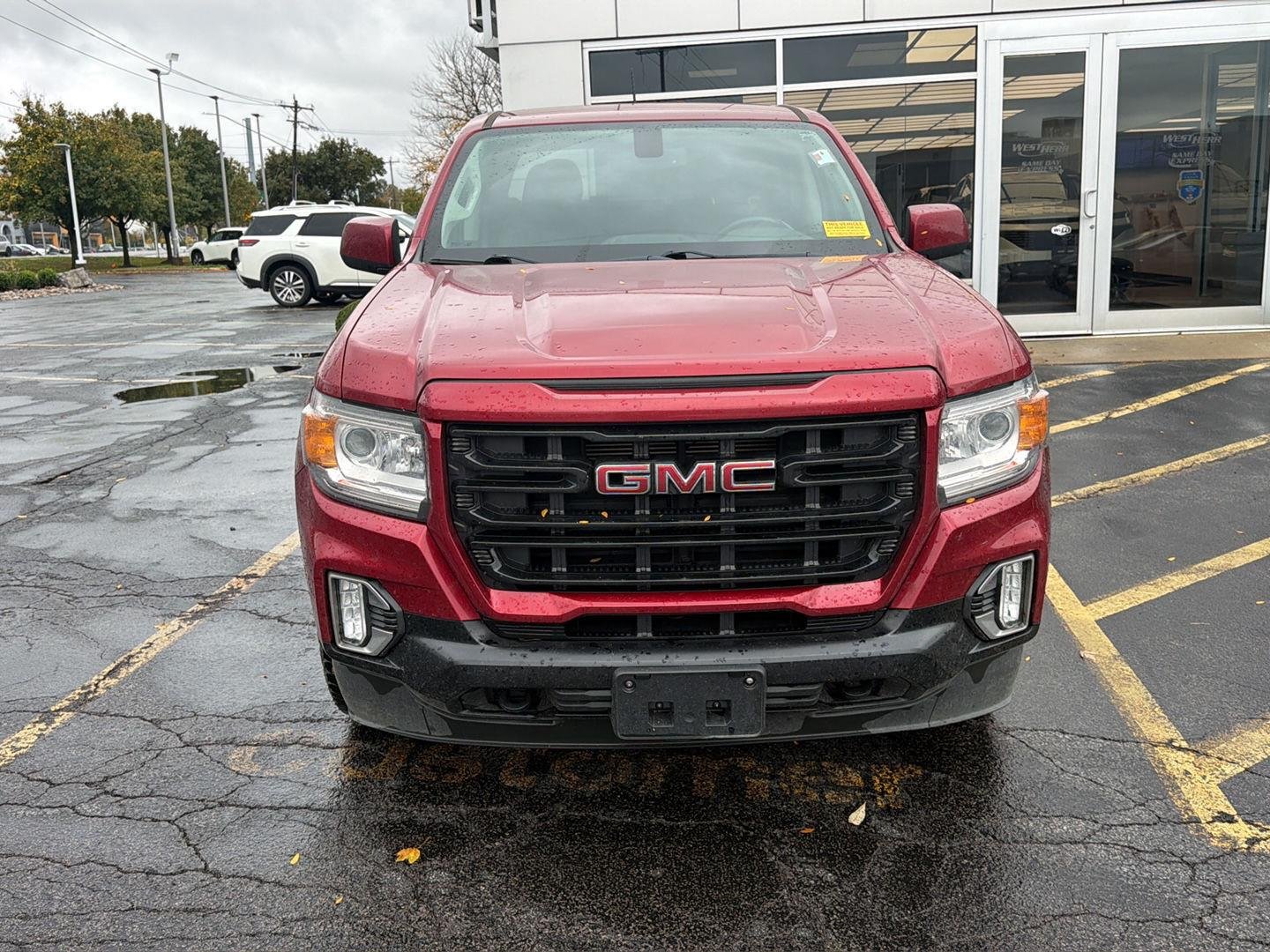 Used 2021 Cayenne Red Tintcoat GMC 4WD Elevation image 2