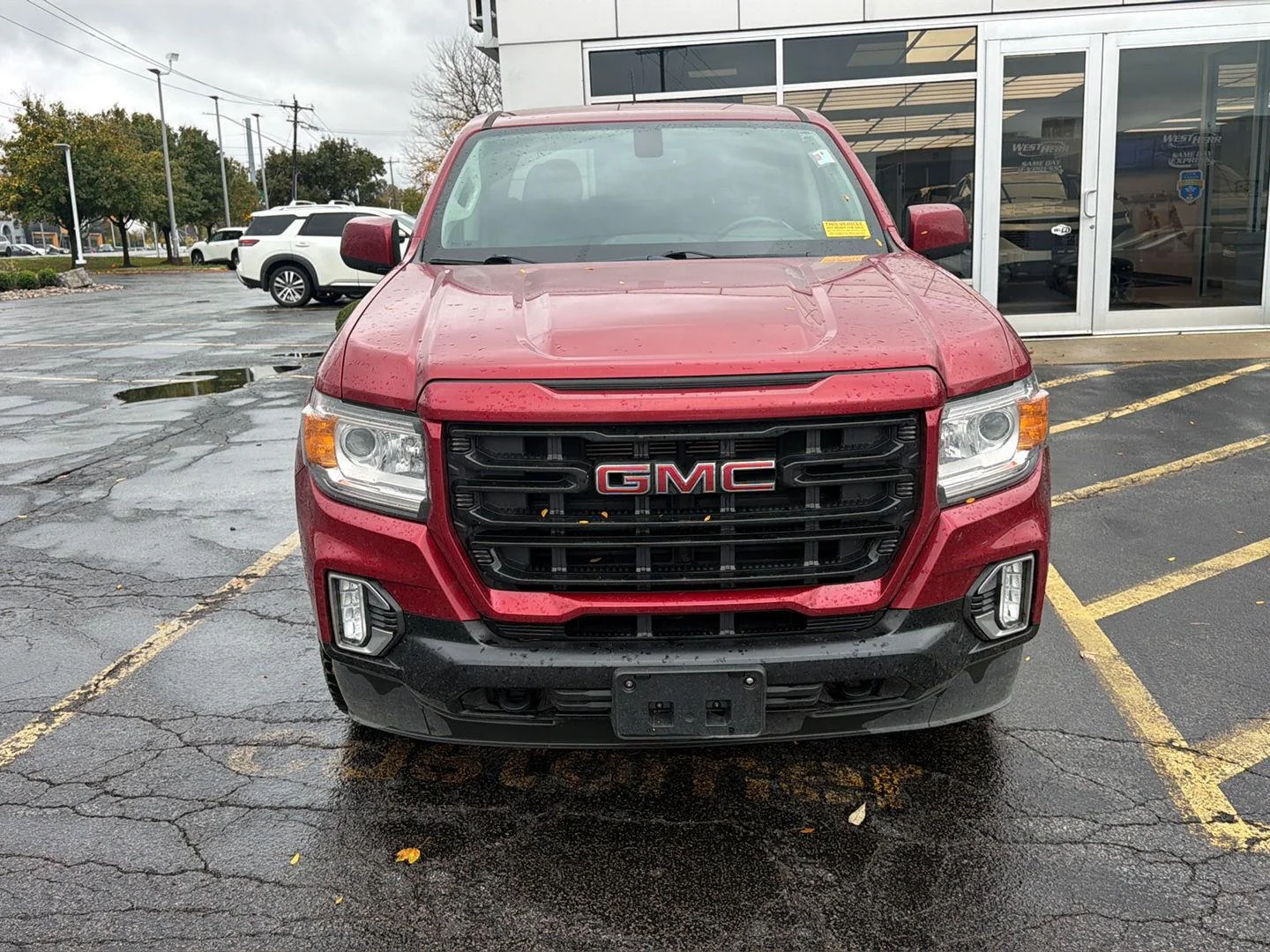 Used 2021 Cayenne Red Tintcoat GMC 4WD Elevation image 2