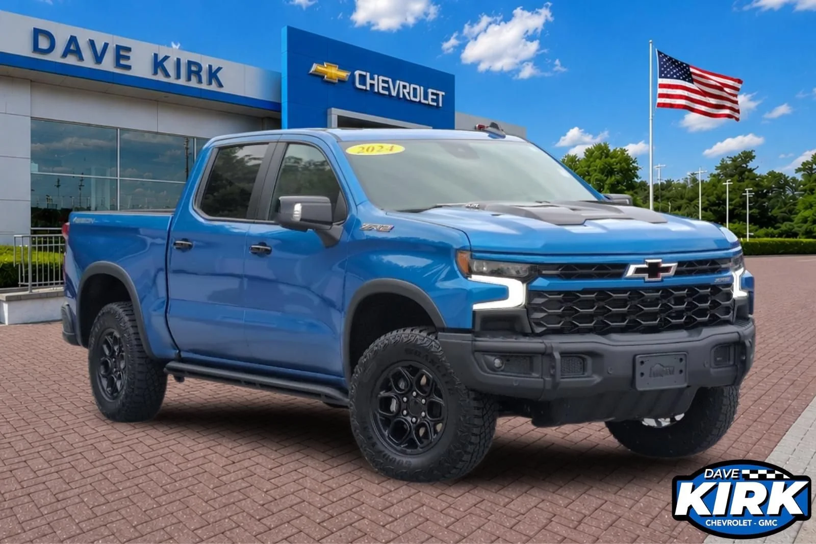 Used 2024 Glacier Blue Metallic Chevrolet ZR2 image 1