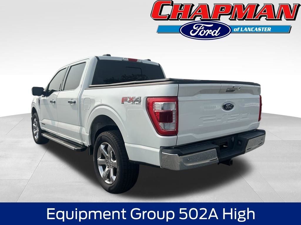 Certified Used 2023 White Metallic Ford Lariat image 3