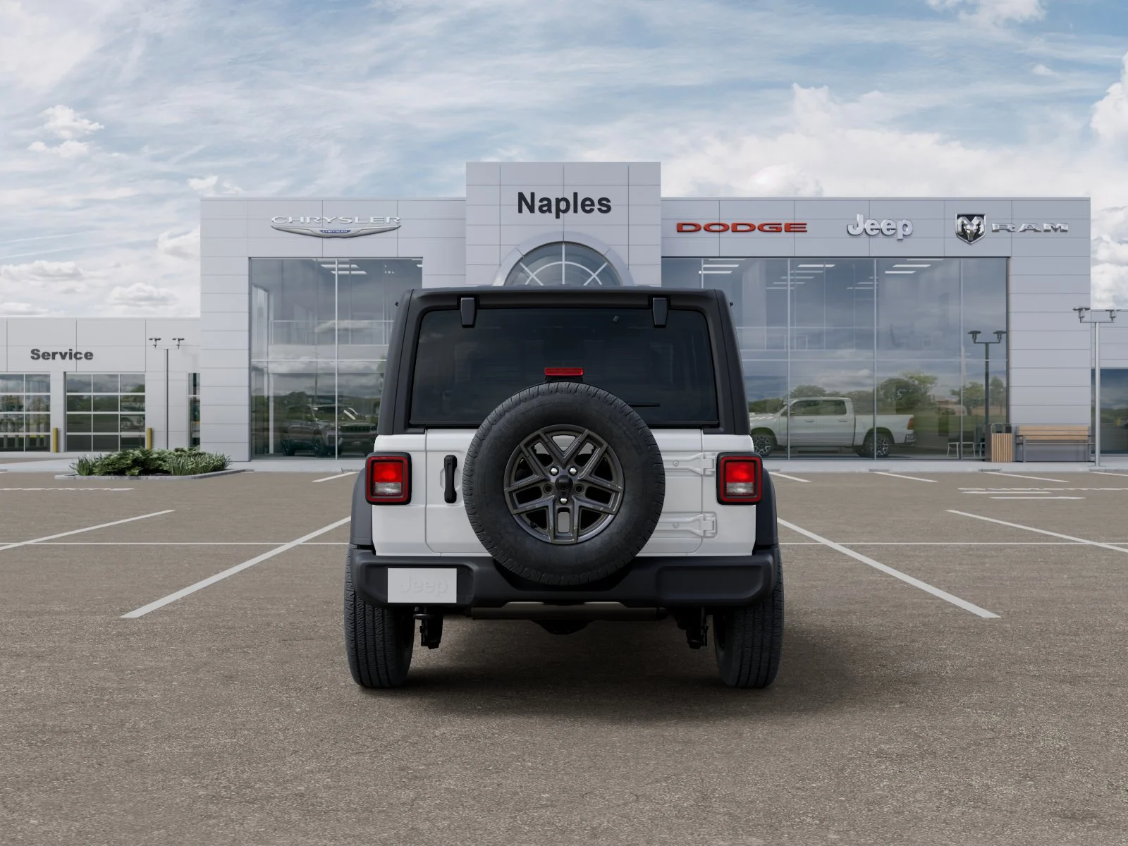 New 2026 Bright White Clearcoat Jeep Sport S image 7