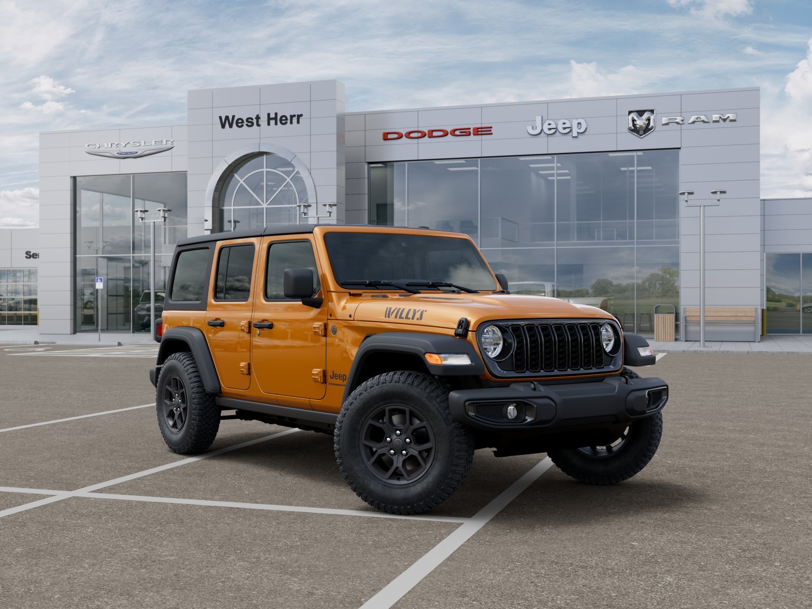 New 2026 Goldilocks Exterior Paint Jeep WRANGLER 4-DOOR WILLYS image 31